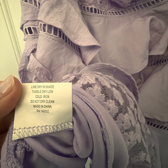 Purple Ruffle Dress - Picture 4 of 5